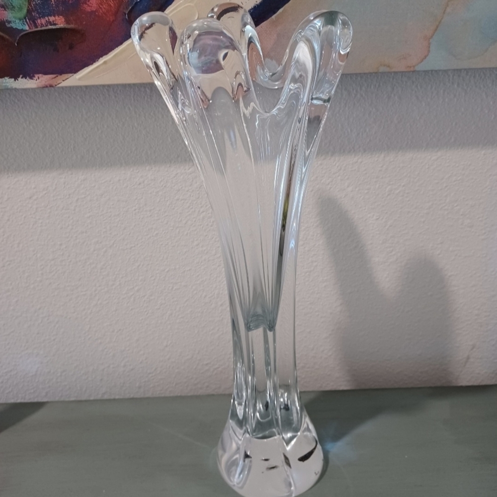 Vintage Mikasa Crystal Vase - Picture 4 of 8